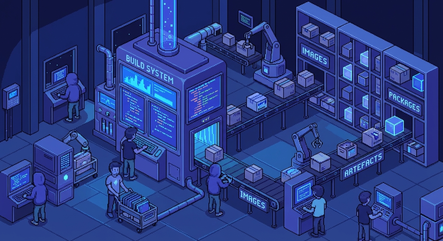 Illustration des systèmes de build et d'artefacts