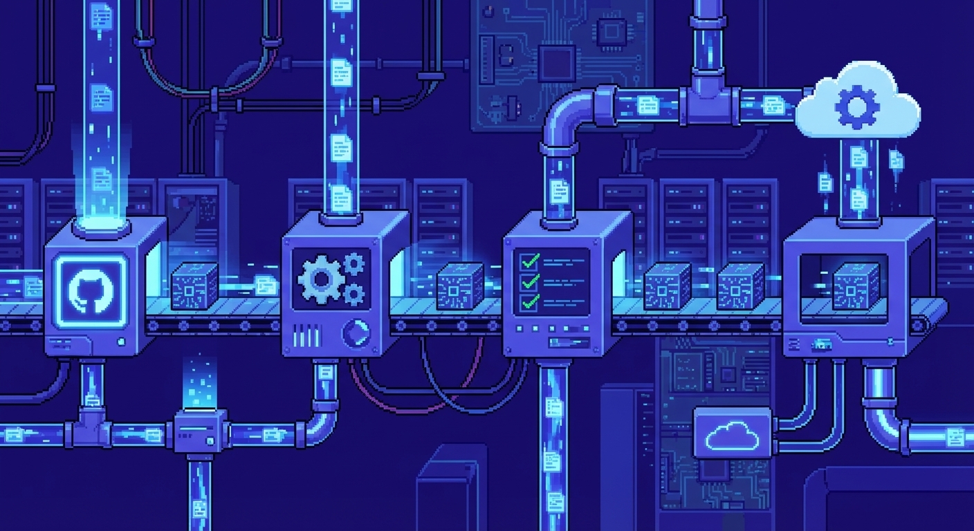 Illustration du CI/CD - Intégration Continue et Livraison Continue
